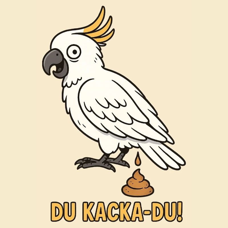 Witziger Kakadu Spruch