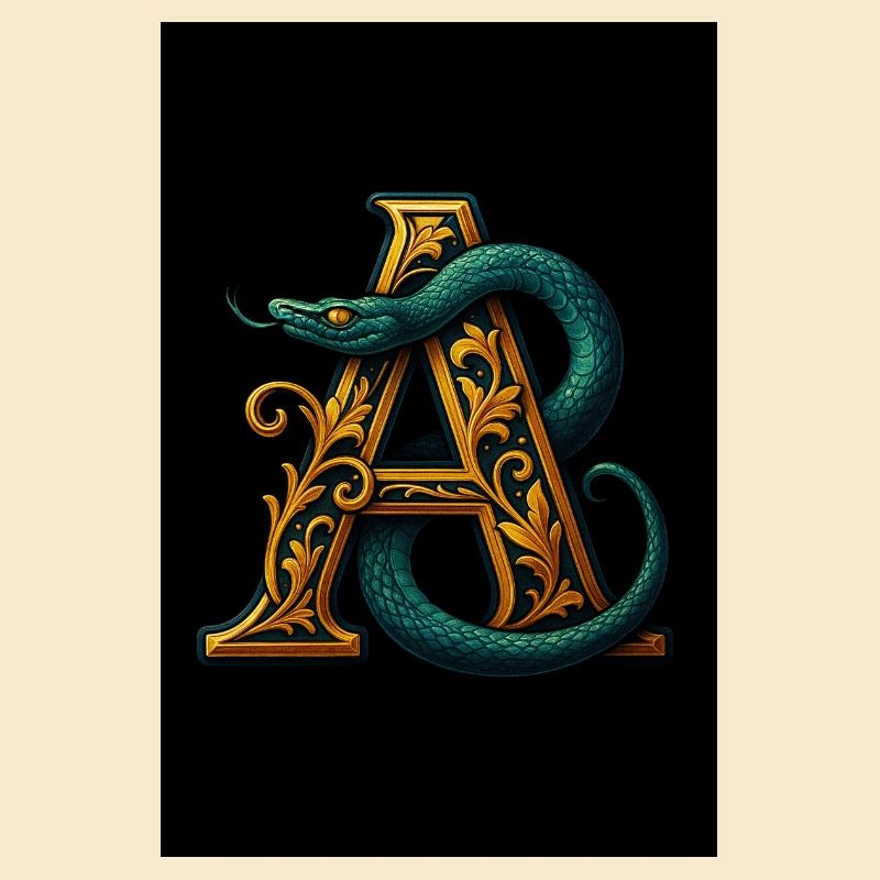 A - Magic Ornament with Basilisk