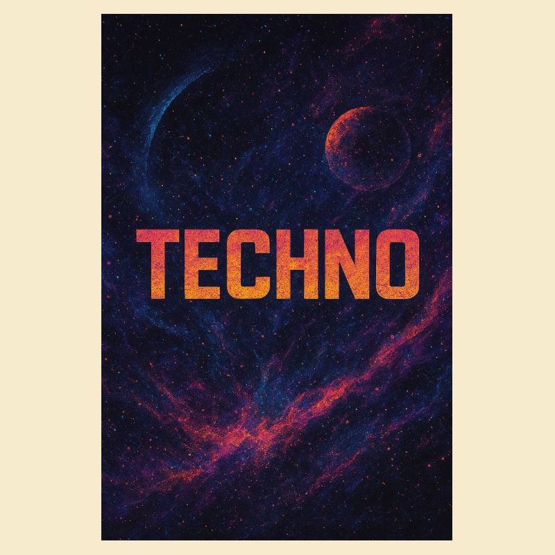 Futuristic Space Techno Design