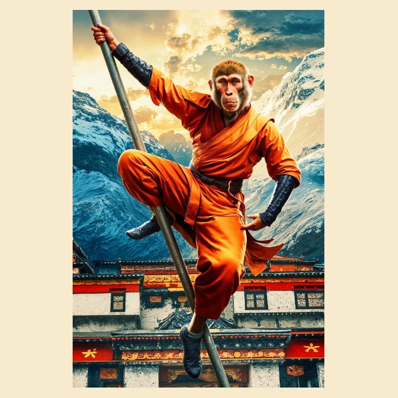 Humanoid Monkey Shaolin Monk