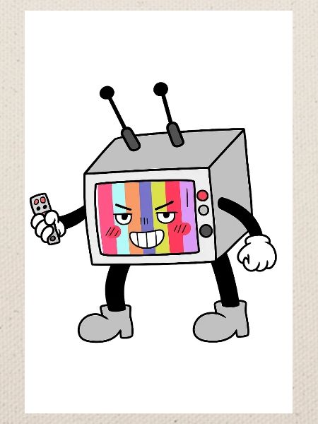 Bunter TV-Roboter