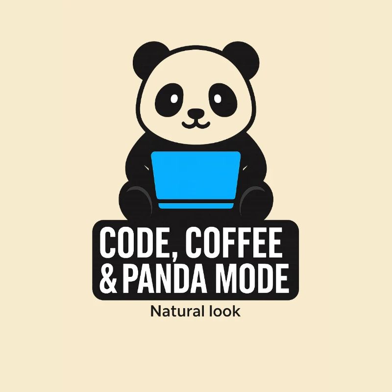 Code, café et style panda