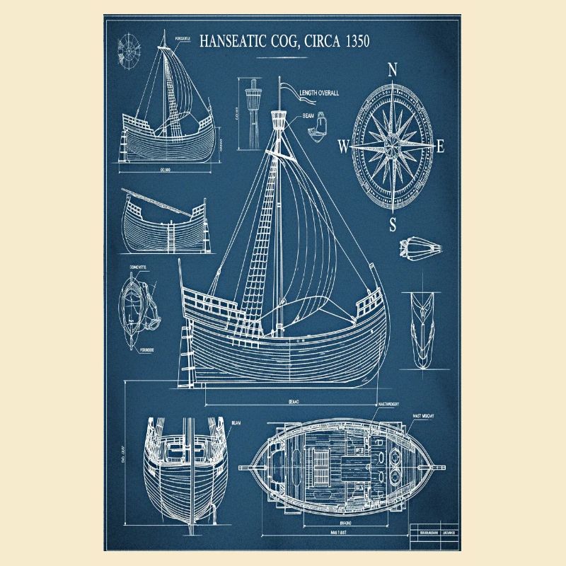Plan de rouage hanséatique | Plan du bâtiment historique