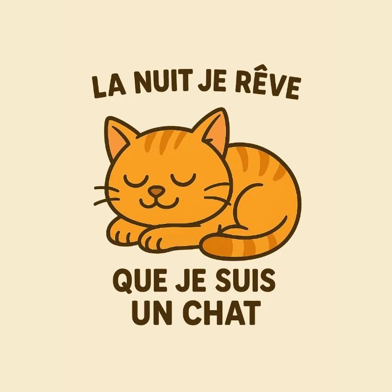Nachts träume ich davon, eine Katze zu sein