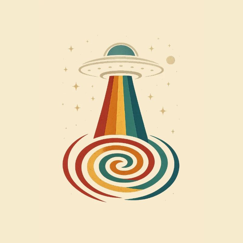UFO Rainbow Beam