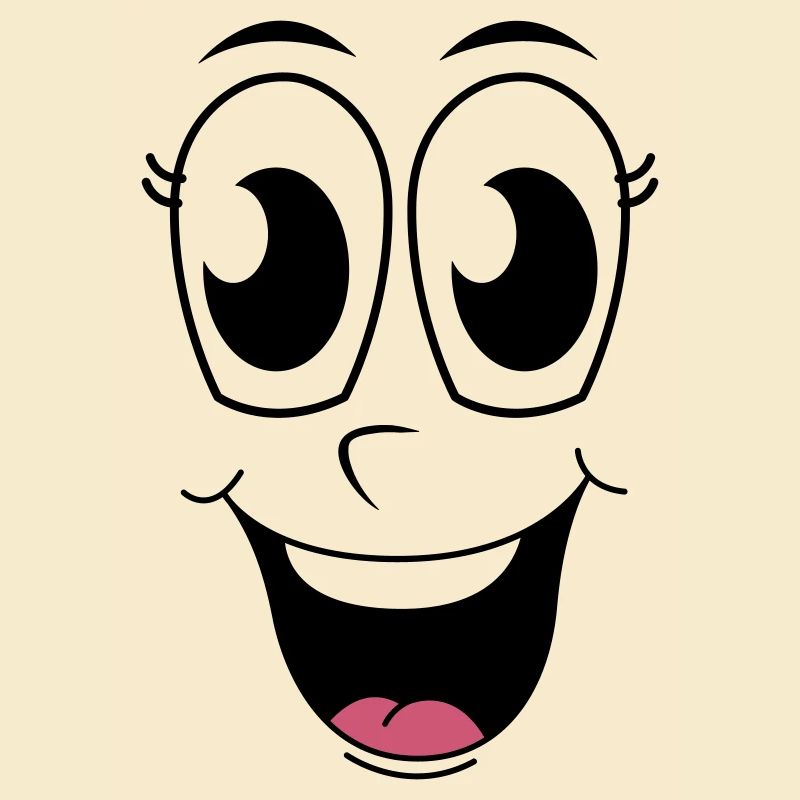 Visage heureux