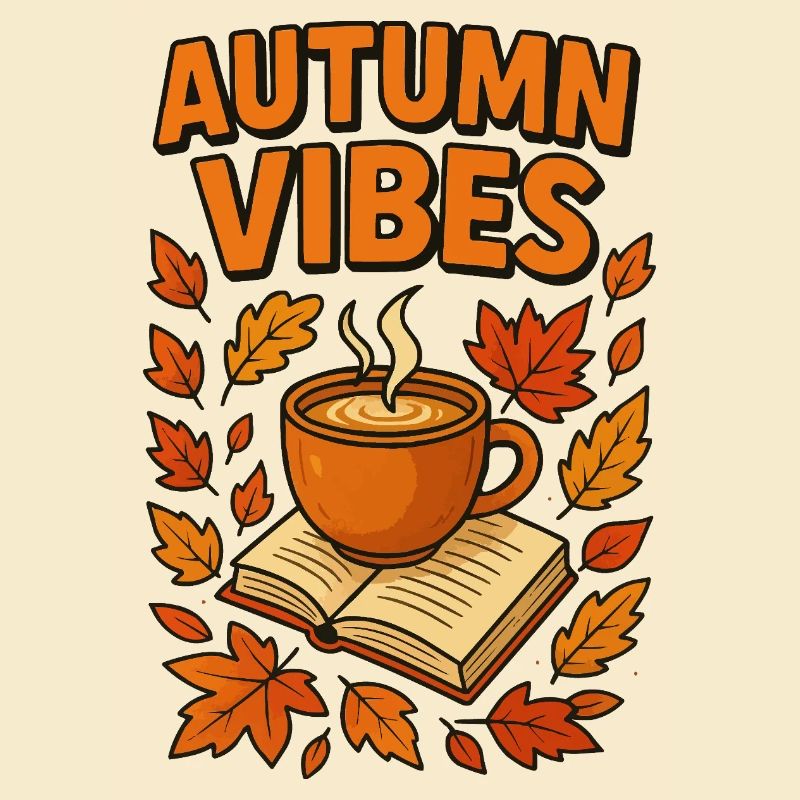 Herbstvibes Kaffee und Buch