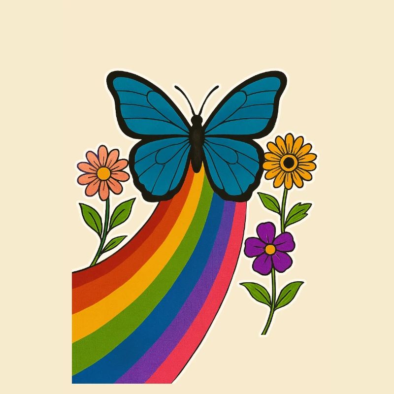 Rainbow Butterfly