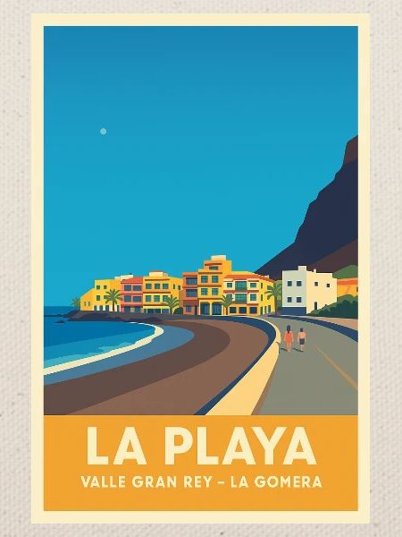 La Playa Poster Valle Gran Rey