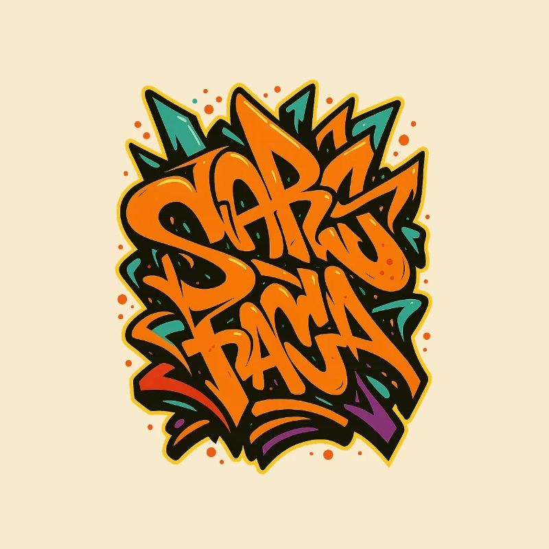 Graffiti Schriftzug Sprühkunst