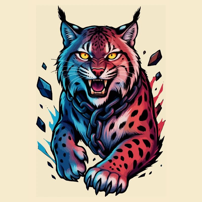 Lynx on the attack