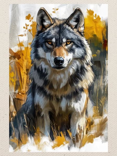 Illustration of a wolf
