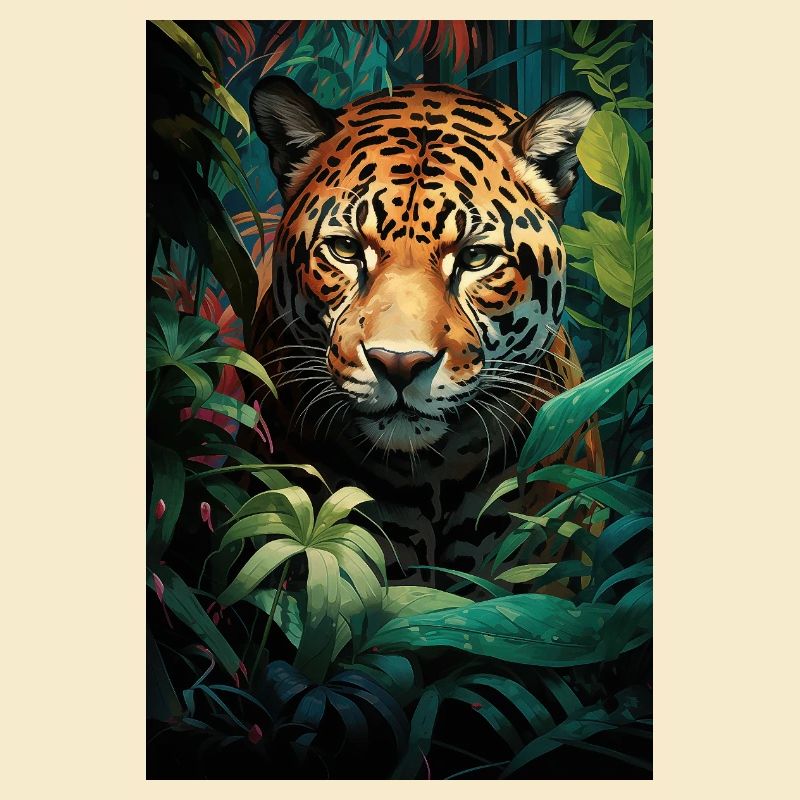 Illustration eines Jaguars