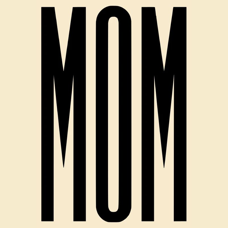 Typographie moderne pour les mamans et les mamans