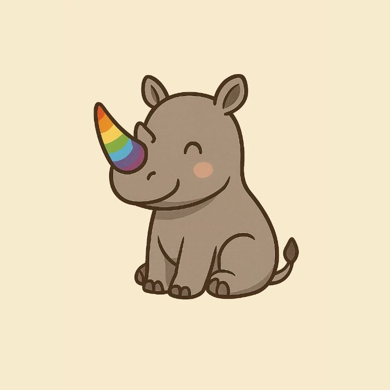 Rainbow Rhino