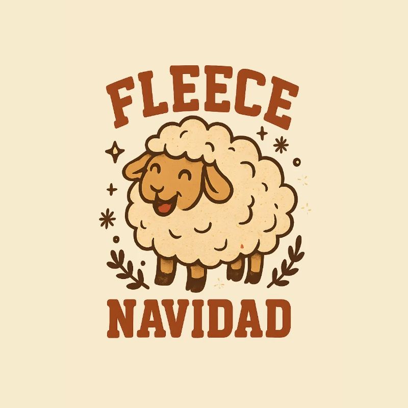 Fleece Navidad Schäfchen