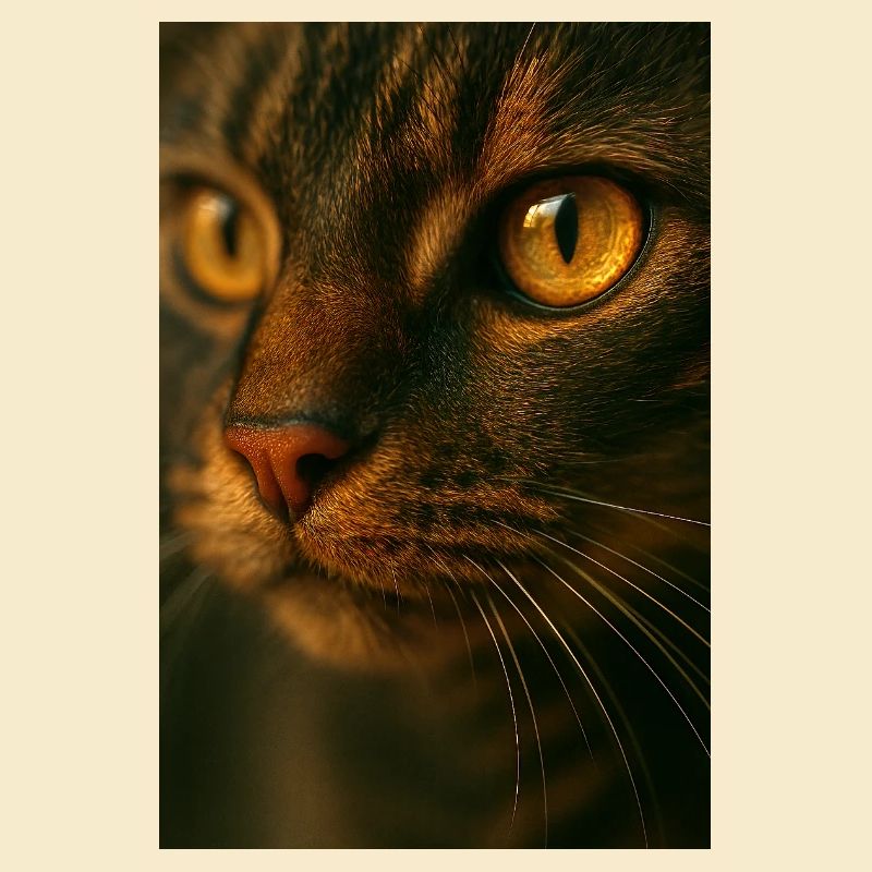 Katzenaugen schließen sich