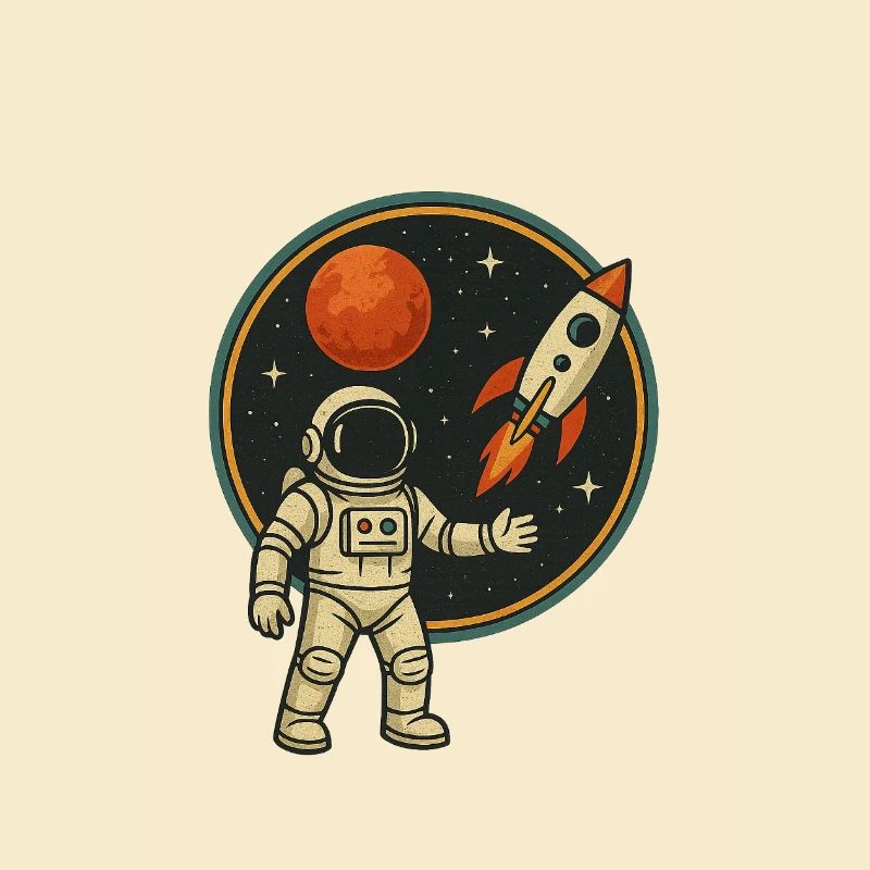 Astronaut im Weltraum