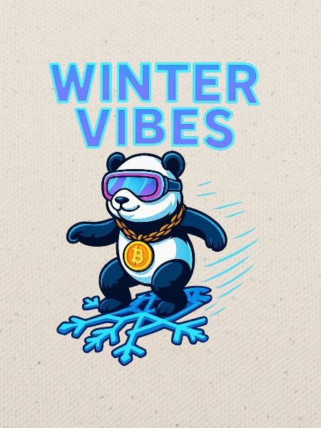 Winter Vibes Panda Neon