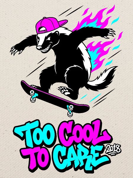 Too Cool To Care 2018 Honigdachs