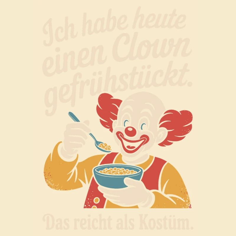 Clown Breakfast Carnival Clown Costume Replacement