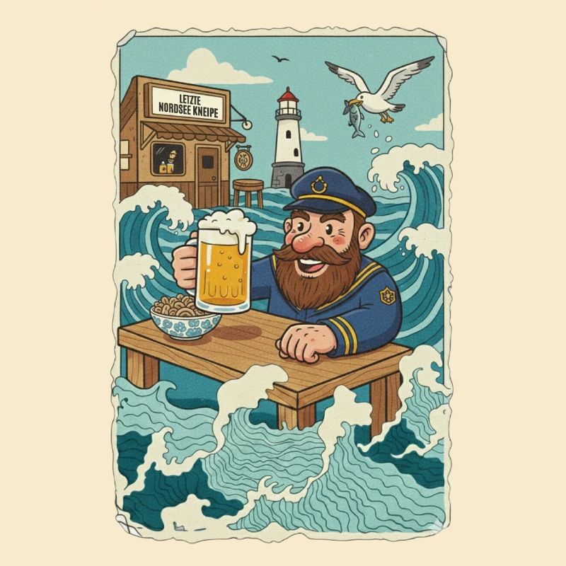 Dernier pub de la mer du Nord