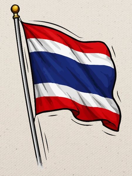 Thailand Fahne
