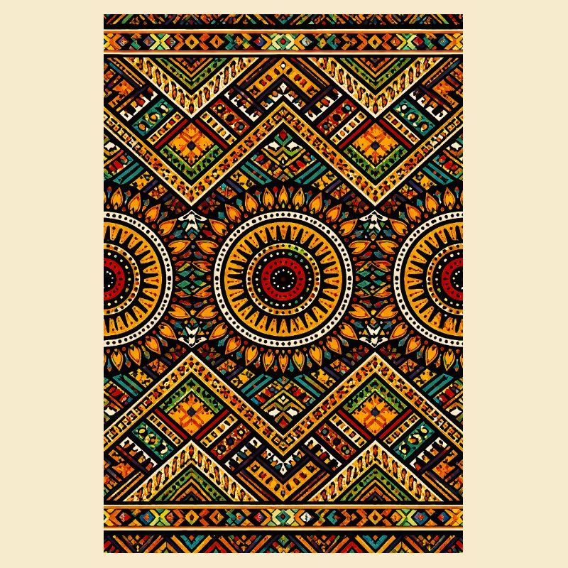 Tribal Mandala Geometric Pattern