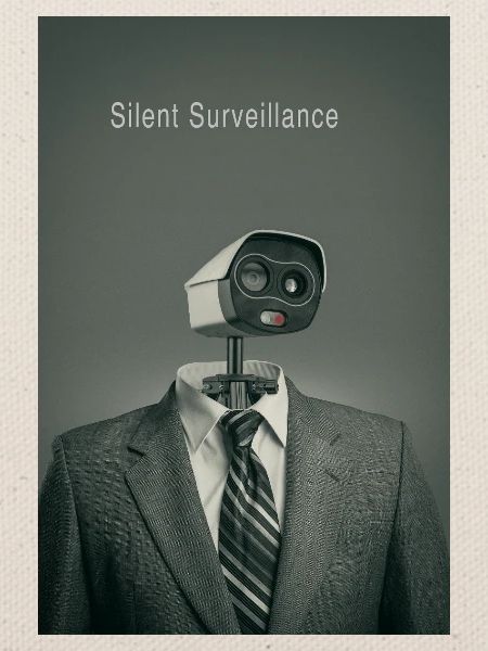 Silent Surveillance Minimal Poster Art
