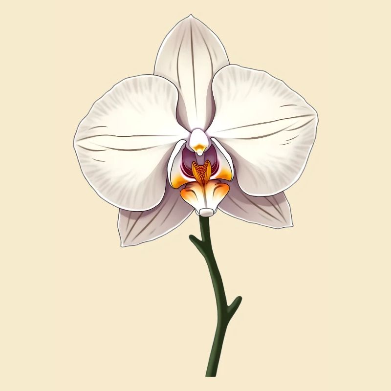 Weisse Orchidee