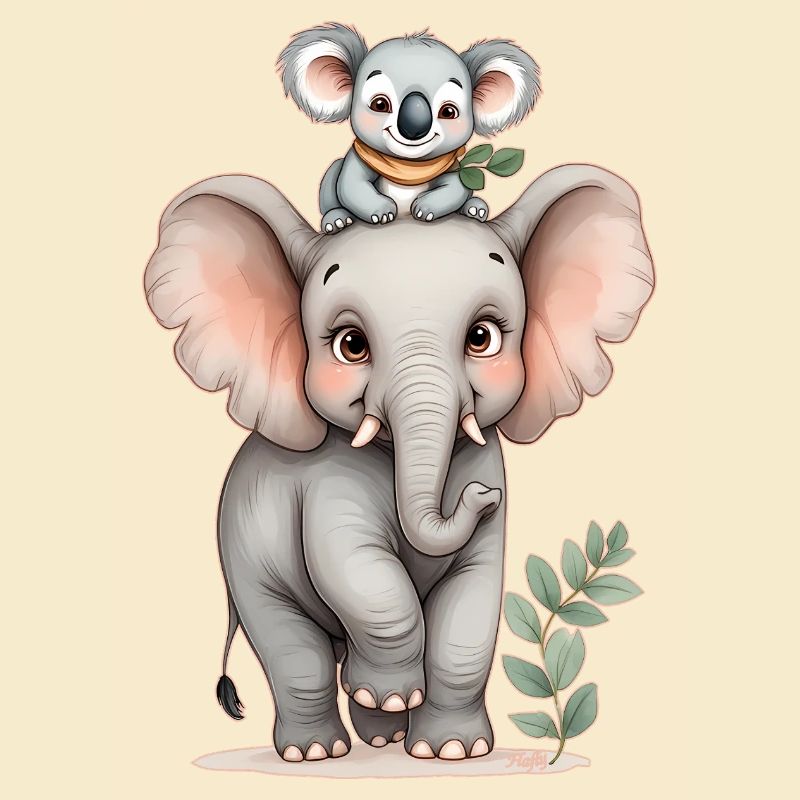 Wilde Freundschaft: Elefant und Koala 🐘 🐨