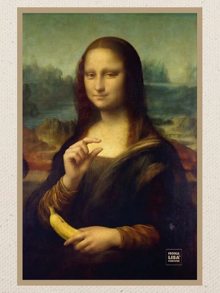Mona Lisa Bananenschuppe