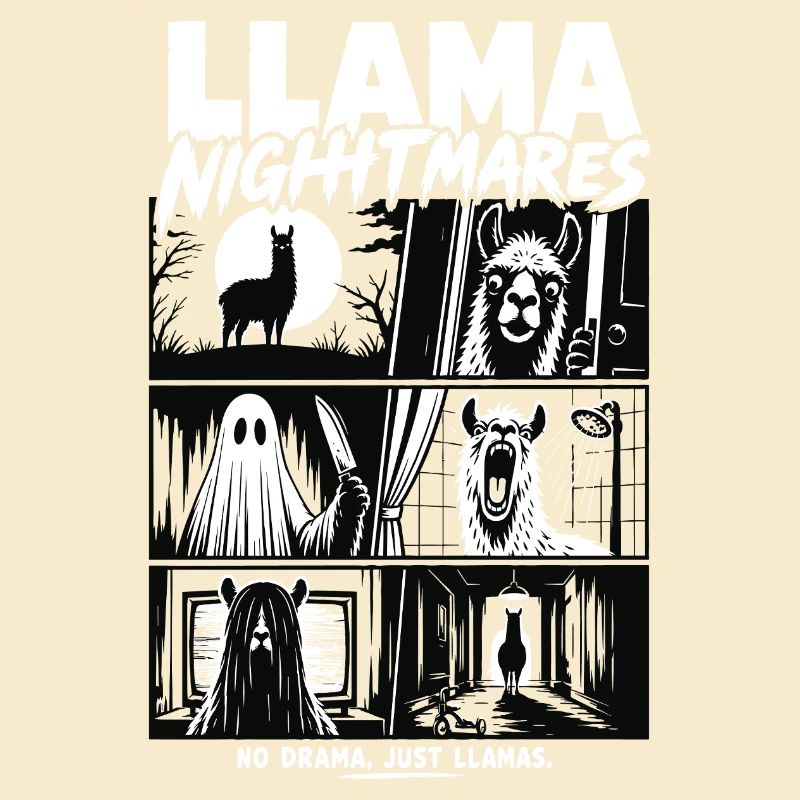 Llama Nightmares Horror Comic