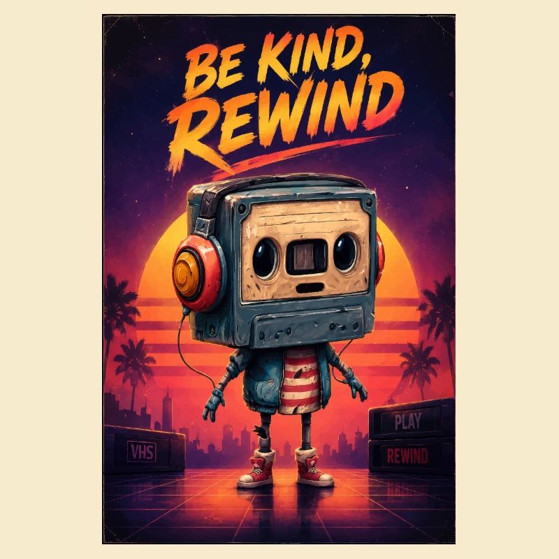 Be Kind, Rewind Robot Sunset