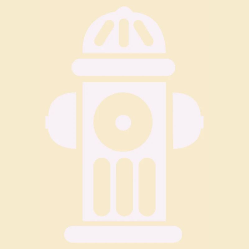 Feuerhydrant Silhouette Linienminimal