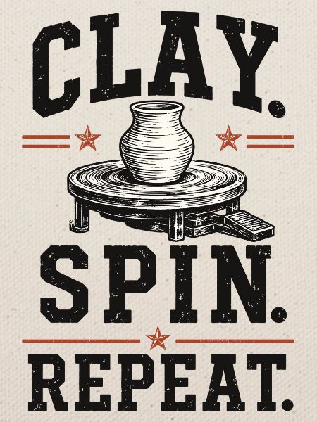 Clay Spin Repeat Keramik Shirt