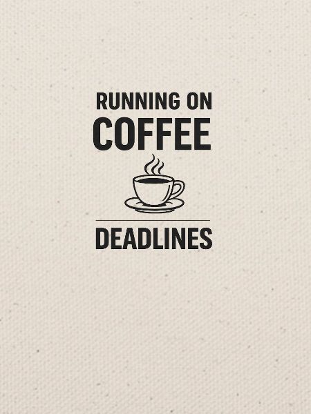 Running On Coffee And Deadlines