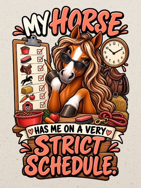 Horse Owner Strict Schedule