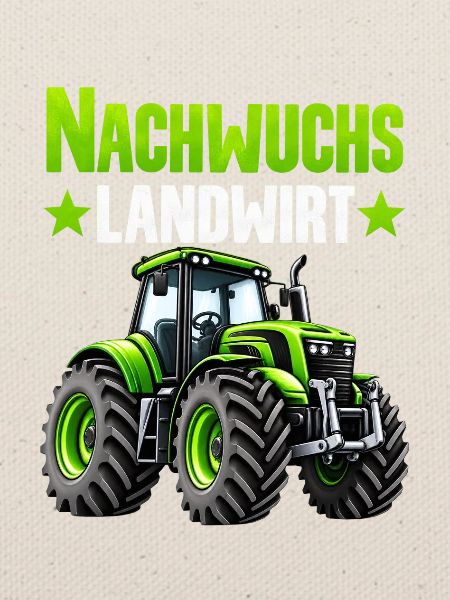 Nachwuchs Landwirt Bauer Traktor