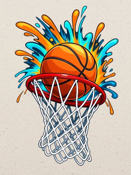 Basketball Splash Burst