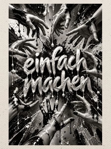 Einfach Machen – Handmotiv Kraft