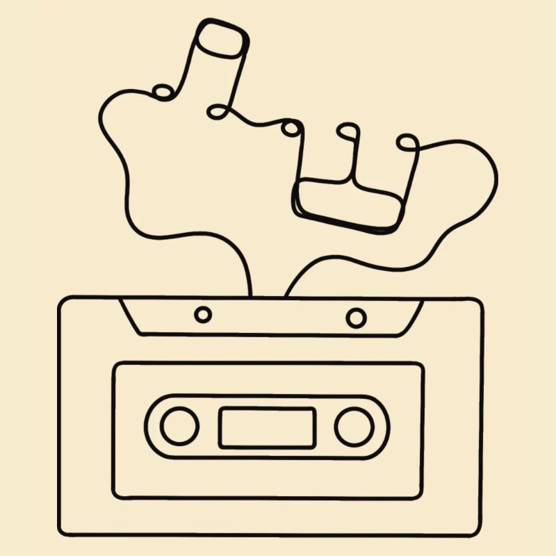 Audio Cassette with Notes