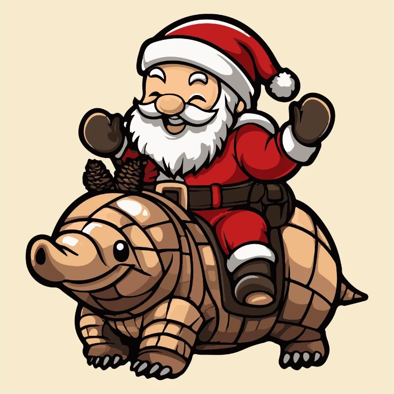Gürteltier Weihnachtsmann