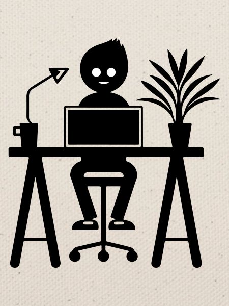 Arbeiter Computer Job Lernen