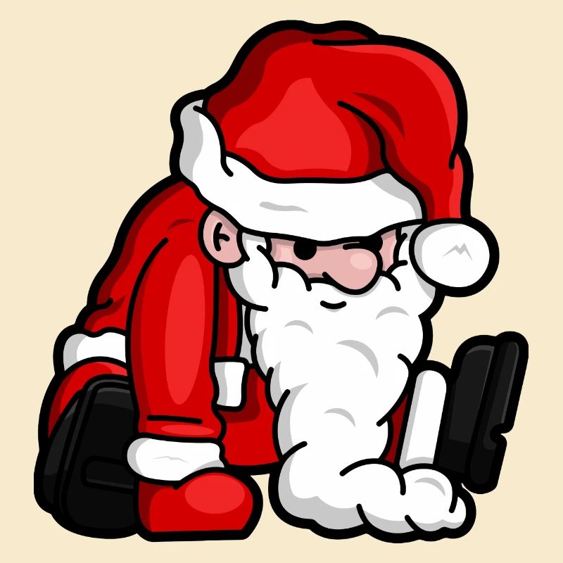 Sitting Santa Puppet