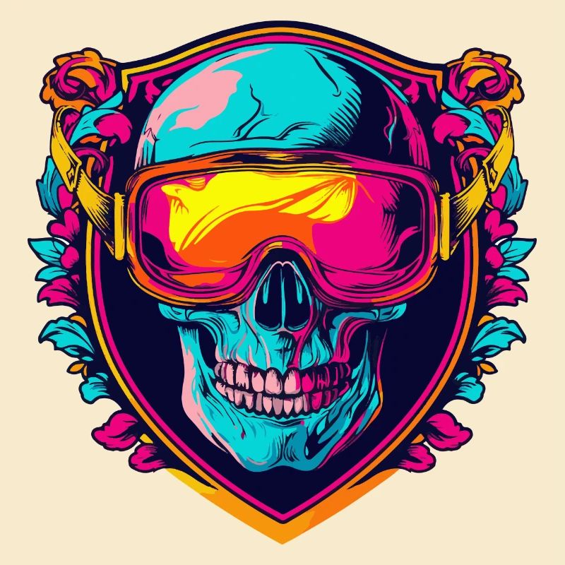 Ski Ski Goggles Skull