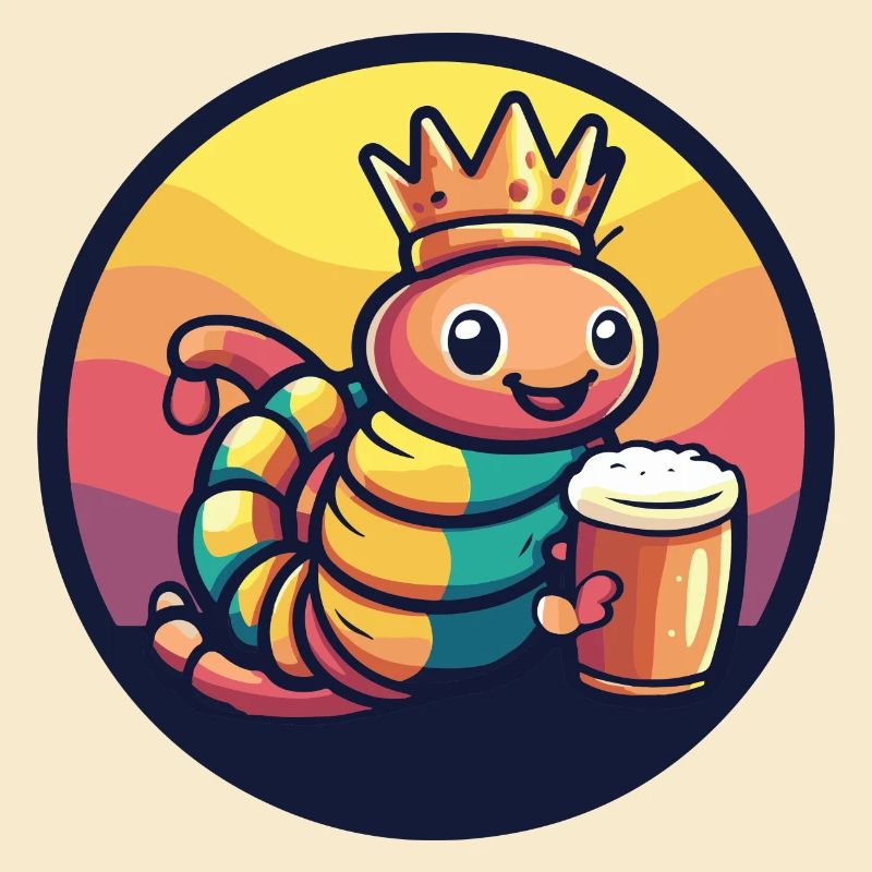 Worm Beer Comic