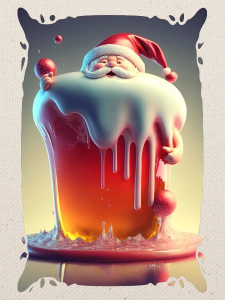 Gelee-Weihnachtsmann