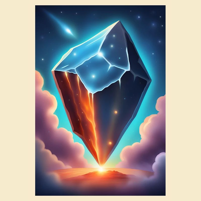 Eisiger Meteor