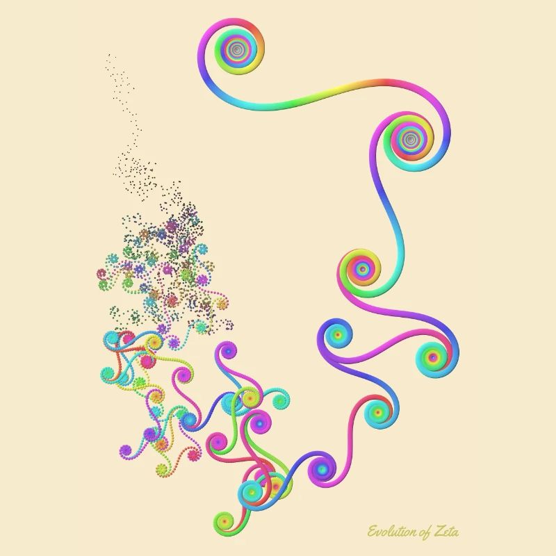 Evolution de Zeta - très colorée et au format 3: 2